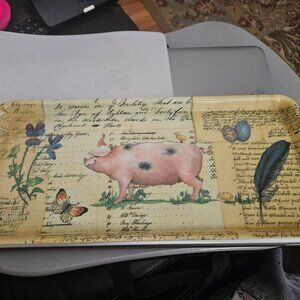 melamine sandwich/cake tray charlottes web design